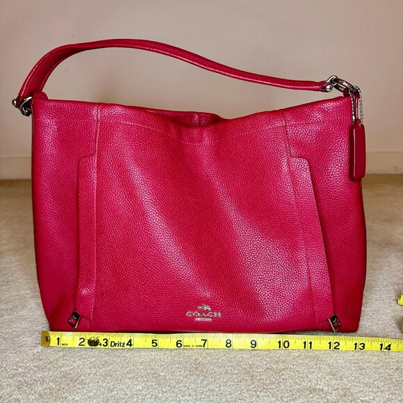 Coach Scout Shoulder Bag in Red - Picture 7 of 7